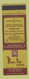 Matchbook Cover - Bon Air Hotel Augusta GA
