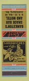 Matchbook Cover - Bankston's Snack Bar Motel Jenkinsburg GA
