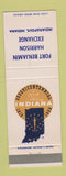 Matchbook Cover - Fort Benjamin Harrison Exchange Indianapolis IN 1966