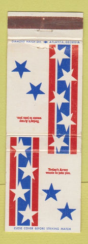 Matchbook Cover - US Army Recruiting College Park GA