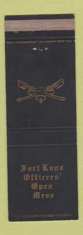 Matchbook Cover - Fort Knox Officers' Open Mess KY WEAR