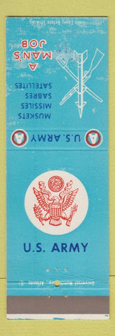 Matchbook Cover - US Army A Man's Job WEAR