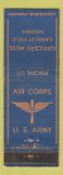 Matchbook Cover - Air Corps US Army Langley Field VA WEAR