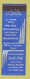 Matchbook Cover - Stark's Park Webster NY low phone #