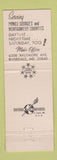 Matchbook Cover - Citizens Bank of Maryland Riverdale MD