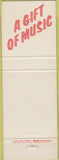 Matchbook Cover - Atlantic Retail Assault Program Music