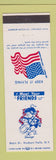 Matchbook Cover - Lounge Hudson Falls NY Patriotic
