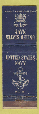 Matchbook Cover - United States Navy WEAR