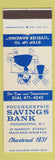 Matchbook Cover - Poughkeepsie Savings Bank NY