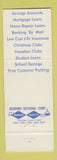 Matchbook Cover - Poughkeepsie Savings Bank NY