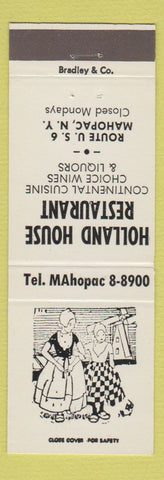 Matchbook Cover - Holland House Restaurant Mahopac NY