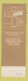 Matchbook Cover - Esmond's Restaurant Williamsville NY
