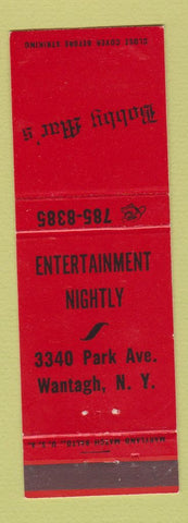 Matchbook Cover - Bobby Mac's Wantagh NY