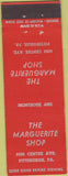 Matchbook Cover - Marguerite Shop Pittsburgh PA