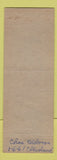 Matchbook Cover - My Place Niagara Falls NY