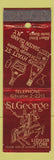 Matchbook Cover - St George Liquor Store Staten Island NY
