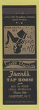 Matchbook Cover - Frank's Tap Room Fairport NY girlie