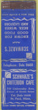 Matchbook Cover - Schwartze's Criteron Cafe St Paul MN