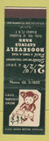 Matchbook Cover - Roosevelt Savings Bank Brooklyn NY