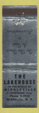 Matchbook Cover - Lakehouse Restaurant Middleville NY