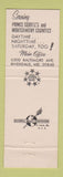 Matchbook Cover - Citizens Bank of Maryland Riverdale MD