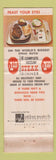 Matchbook Cover - Bonanza Sirloin Pit Marietta GA WEAR