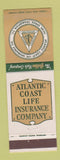 Matchbook Cover - Atlantic Coast Insurance Company Charleston SC