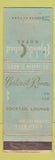 Matchbook Cover - Elizabeth Carteret Hotel Elizabeth NJ