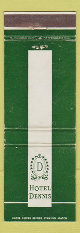 Matchbook Cover - Hotel Dennis Atlantic City NJ WEAR