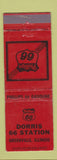 Matchbook Cover - Phillips 66 oil gas Dorris Greenville IL
