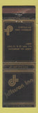 Matchbook Cover - Jefferson Inn Albert Lea MN WEAR