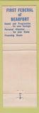 Matchbook Cover - 1st Federal Savings and Loan Beaufort SC