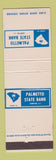 Matchbook Cover - Palmetto State Bank Hampton SC