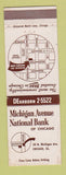 Matchbook Cover - Michigan Avenue National Bank Chicago IL