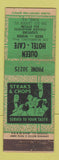 Matchbook Cover - Queen Hotel Cafe York PA ADVANCE