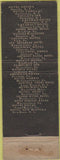 Matchbook Cover - Colonial Hotel York PA