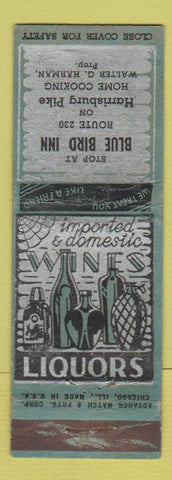 Matchbook Cover - Blue Bird Inn Harrisburg? PA ADVANCE