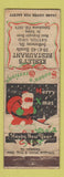 Matchbook Cover - Kerley's Restaurant Dayton OH ADVANCE Christmas WORN