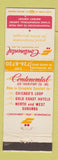 Matchbook Cover - Continental Air Transport Chicago IL Midway