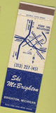 Matchbook Cover - Ski Mount Brighton Brighton MI