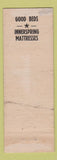 Matchbook Cover - Hotel Marion Menomonie WI ADVANCE YELLOW