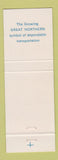 Matchbook Cover - Great Northern Railroad