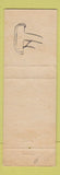 Matchbook Cover - Frontier Airlines Phillips 66 oil gas