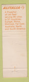 Matchbook Cover - Alitalia Airlines Africa