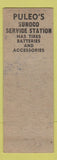 Matchbook Cover - Puleo's Sunoco oil gas Westport CT boxer