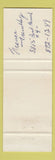 Matchbook Cover - Sunoco oil gas St Romuald QC Paquet