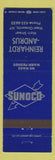 Matchbook Cover - Sunoco oil gas Reinhardt Andrus West Oneonta NY