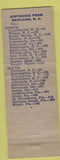 Matchbook Cover - West Cafe Lounge Kremmling CO hillbilly