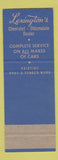 Matchbook Cover - FK Johnson Chevrolet Oldsmobile Lexington MA