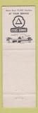Matchbook Cover - Cities oil gas Oldsmobile Cadillac Prairie DuChien WI